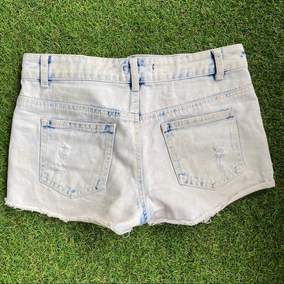 Retro Forever 21 High rise Acid Wash short shorts - Picture 6 of 11